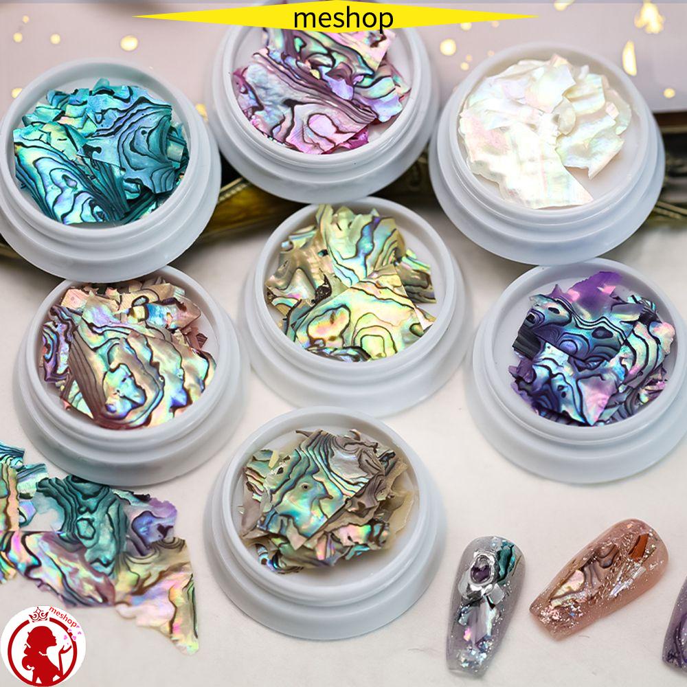 Miếng Dán Trang Trí Móng Tay Hình Vỏ Sò 3D Tự Nhiên