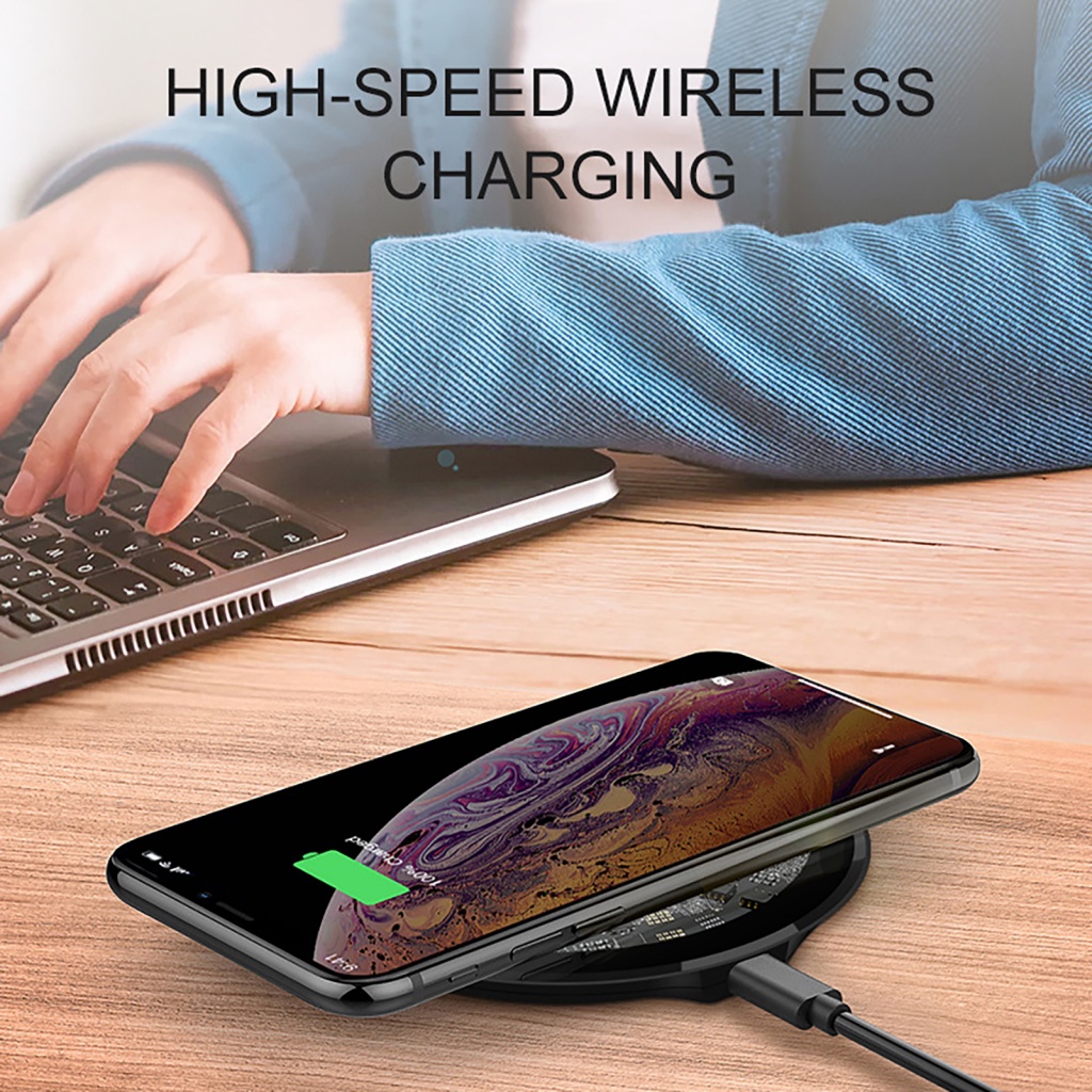 Đế Sạc Không Dây USB 10W 15W Hình Hoa Hướng Dương Cho Điện Thoại Thông Minh