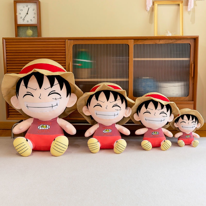 Thú Nhồi Bông Hình Nhân Vật Luffy Trong Phim Hoạt Hình One Piece