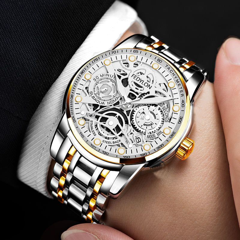 Đồng Hồ Cơ Tự Động Chống Thấm Nước Phát Quang Phong Cách Doanh Nhân Cho Nam