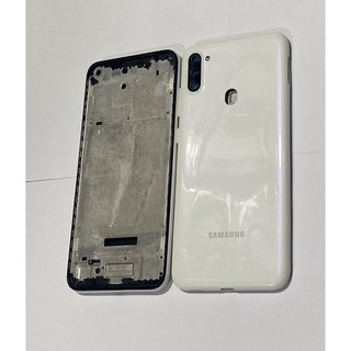 .Vỏ thay thế điện thoại sam sung A11 có luôn khay sim và kính camera sau