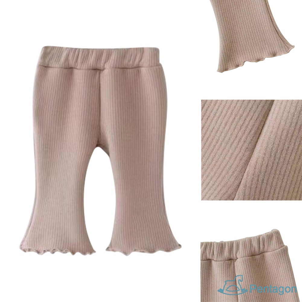 Quần Legging Ống Loe Phong Cách Phương Tây Thời Trang Cho Bé Gái