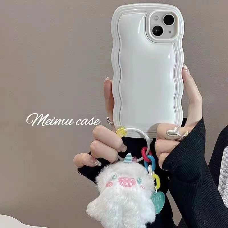 Móc Khóa Hình Quái Vật Nhồi Bông Dễ Thương Chống Thất Lạc