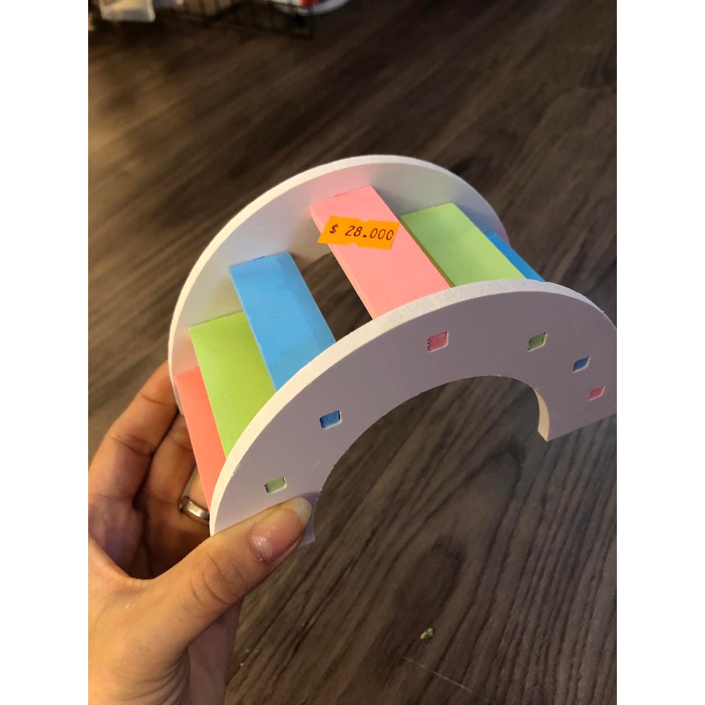 Đồ chơi Hamster gỗ ép vui nhộn xinh xắn .