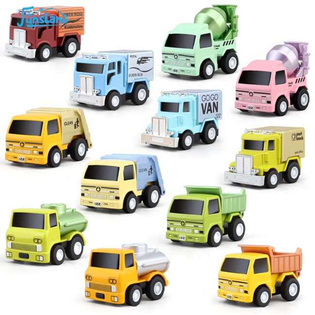 Mô Hình Xe Tải Đồ Chơi Mini 5cm Bằng Hợp Kim Dành Cho Bé Trai