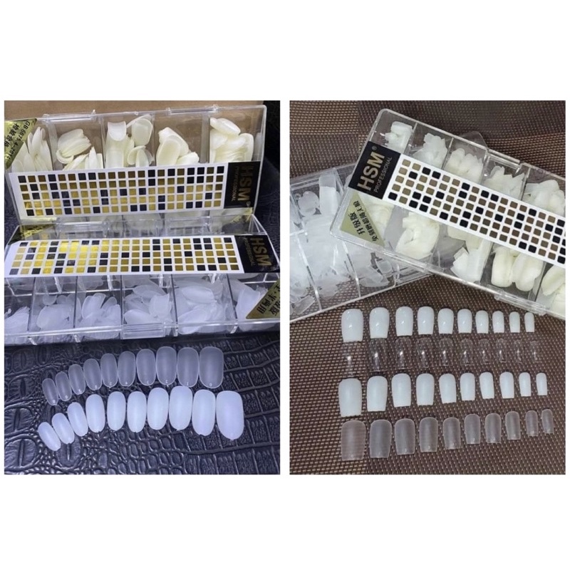 Móng Up Hsm Nhám Vuông Ngắn-Fom Tròn Ngắn