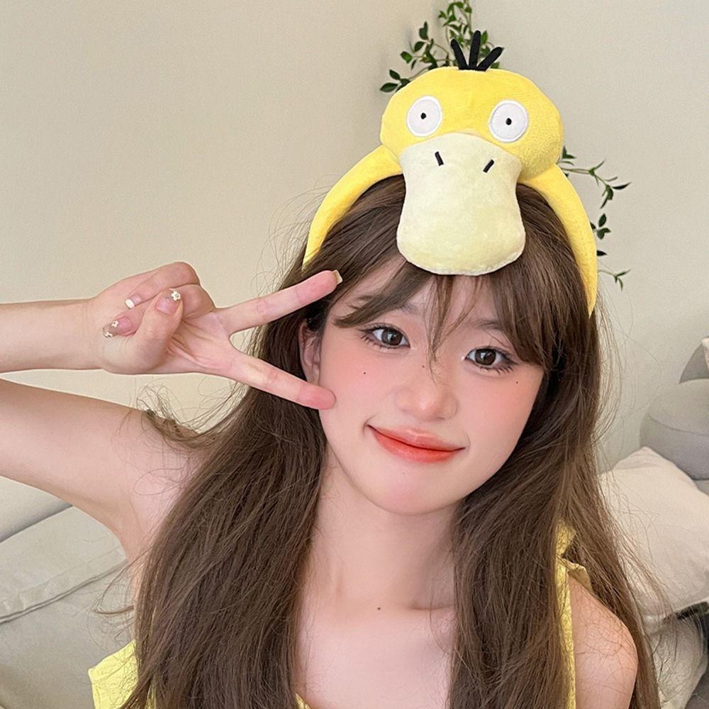 Băng Đô Cài Tóc Phủ Lông Hình Thú Hoạt Hình Dễ Thương Vui Nhộn Thời Trang Cho Nữ