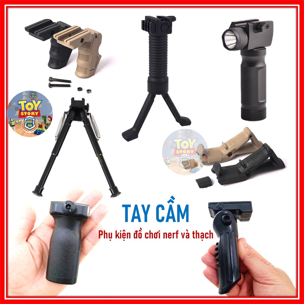 Tay Cầm Các Loại - Phụ Kiện nâng Cấp Đồ Chơi có ray 20mm