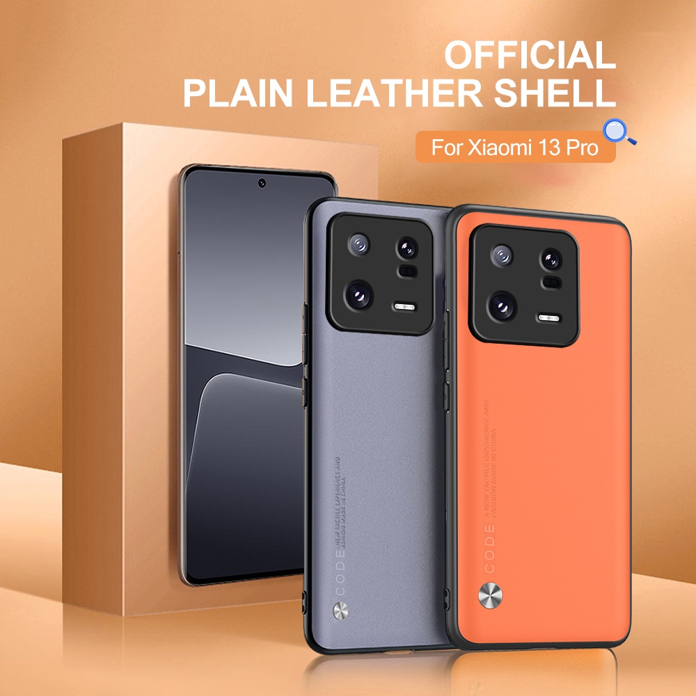 Ốp Điện Thoại Da Silicon Mềm Màu Trơn Chống Dấu Vân Tay Cho XiaoMi 13 Pro Mi13 13Pro