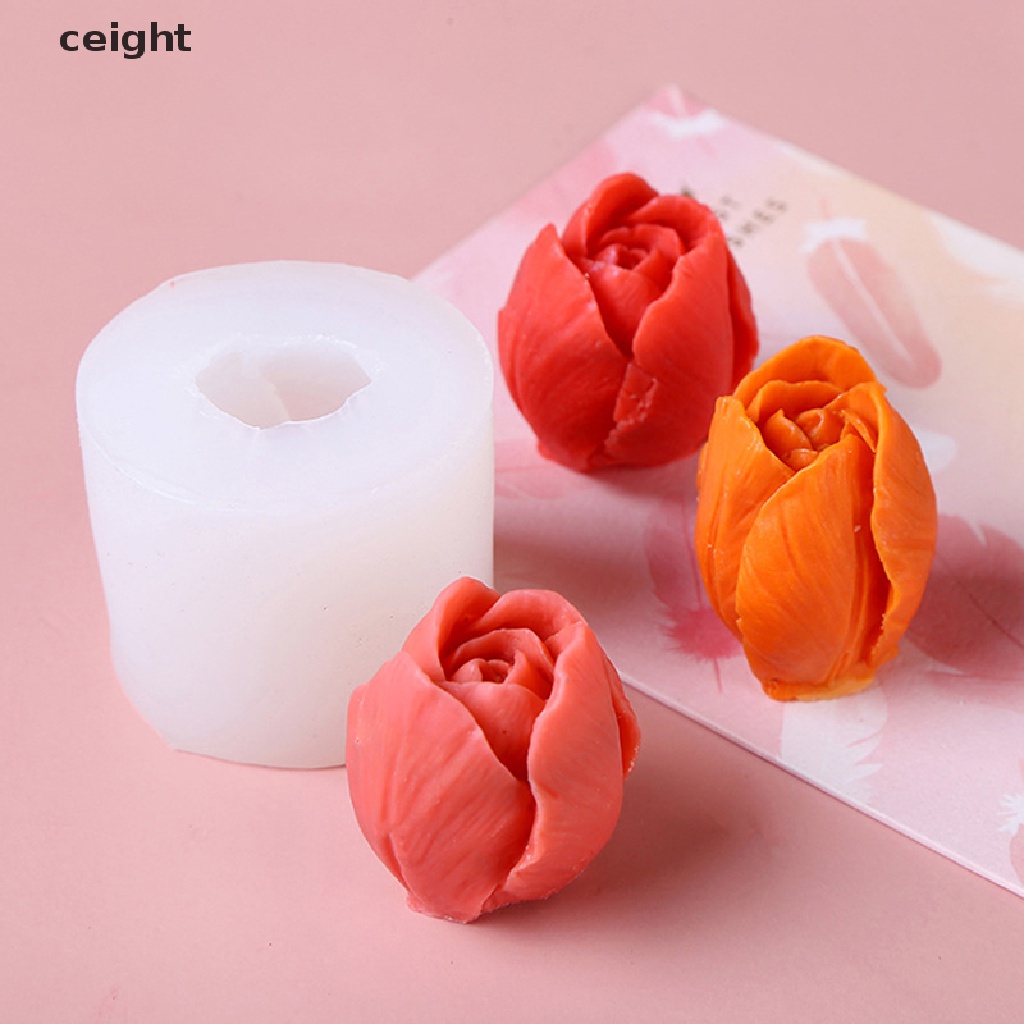 Khuôn Làm Xà Phòng Bằng Silicone Hình Bông Hoa 3D DIY