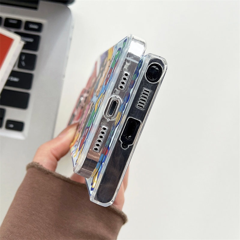 Ốp Điện Thoại Dẻo Trong Suốt Họa Tiết Hoạt Hình Cậu Bé Bút Chì Cho iPhone 14 Plus 14 Pro Max 13 12 11 Pro X Xs Max XR