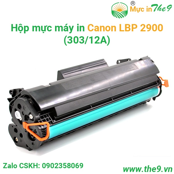 Hộp mực máy in canon 2900 , hộp mực 12A , fx9 có lỗ đổ mực và mực thải cho máy in 3000, 2900....MỚI 100%/ 3 chai mực nạp