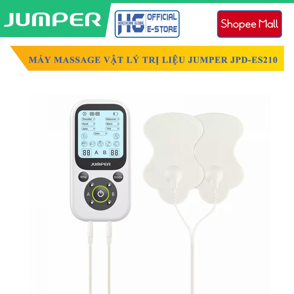 Máy Massage Xung Điện Vật Lý Trị Liệu Công Nghệ TENS Jumper JPD-ES210 | Kích Thích Thần Kinh Và Cơ Bằng Xung Điện Qua Da