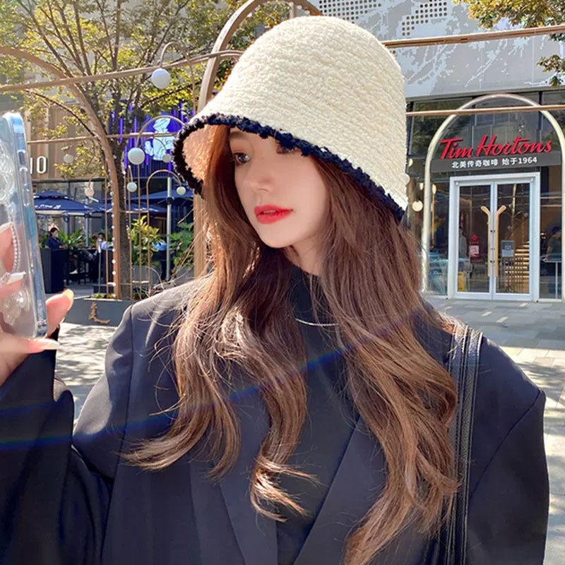 Nón Len Thời Trang Phối Viền Kiểu Nhật Rất Sang RQN2231