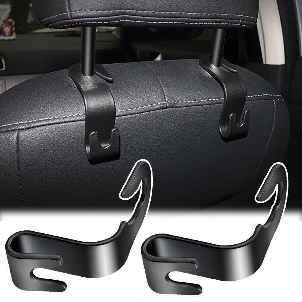 SUYO 4 Móc Treo Đồ Màu Đen Gắn Sau Ghế Xe Hơi