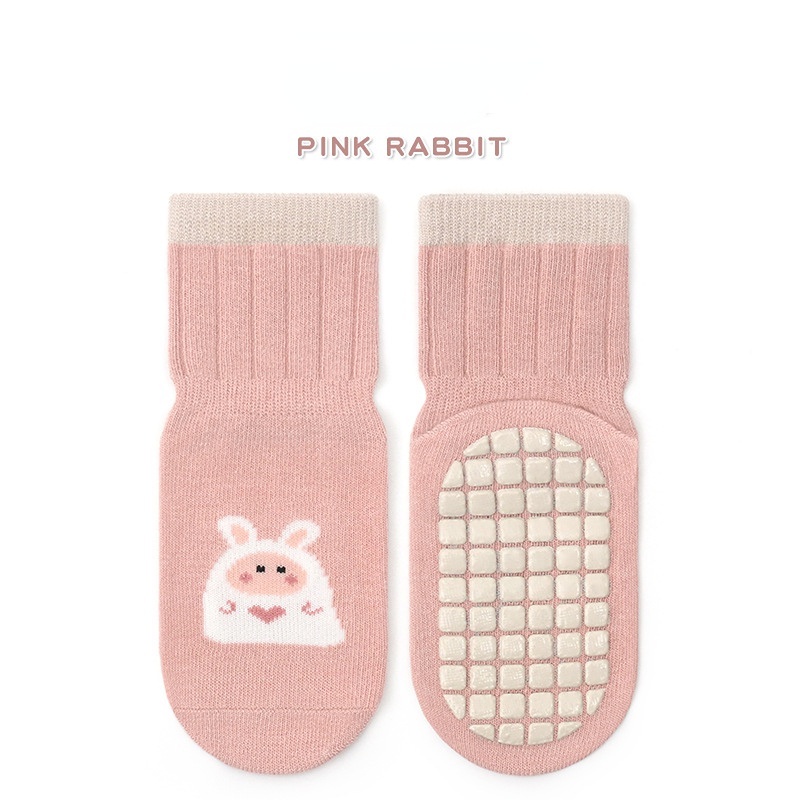 Đôi Vớ Chống Trượt Thoải Mái Họa Tiết Động Vật Cho Bé