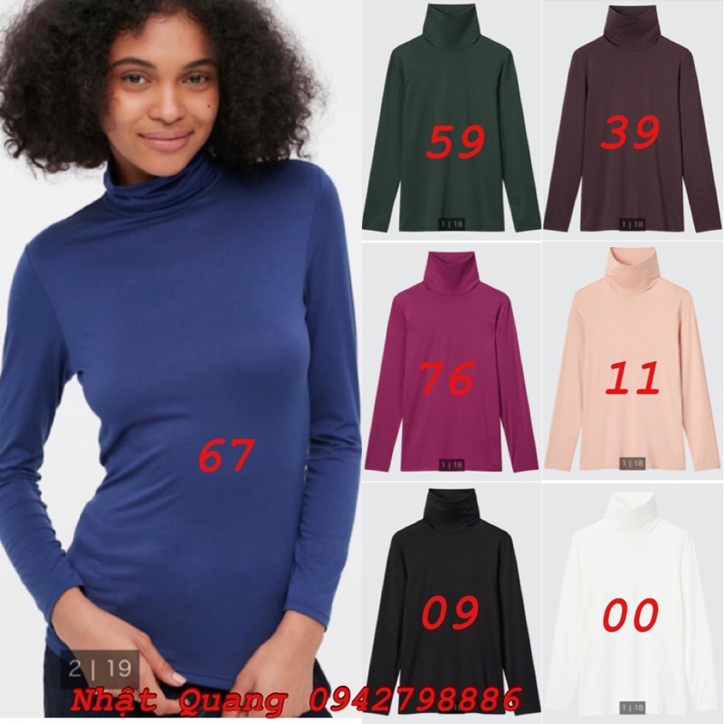 Áo giữ nhiệt nữ uniqlo nhật auth