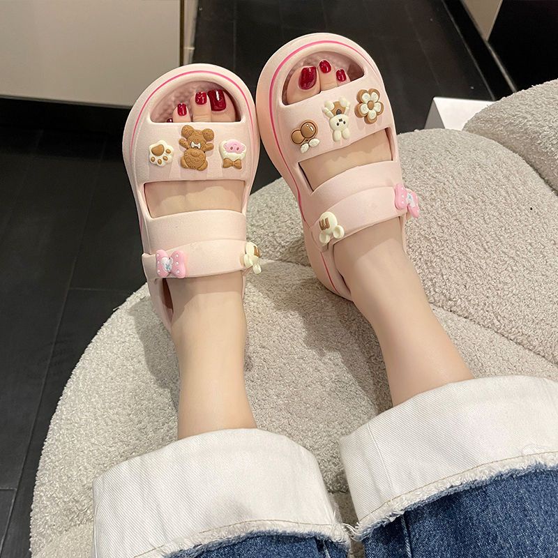 Dép Xỏ Ngón Đế Dày Thiết Kế Mới Thời Trang Dành Cho Nữ