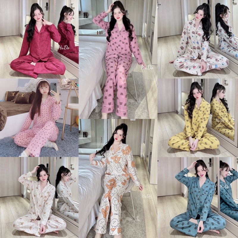 Bộ đồ mặc nhà chất nhung tăm xịn xò nhà Huệ Han Na