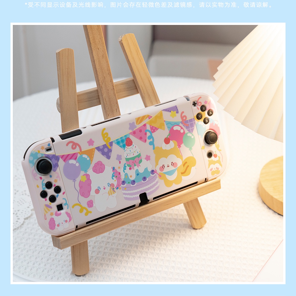 Ốp Bảo Vệ Máy Chơi Game Nintendo Switch Hình Chú Chó / Gấu Dễ Thương