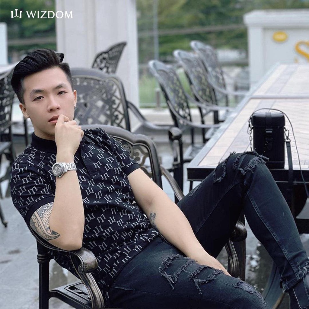 Áo POLO Cổ Bẻ In Họa Tiết Nét Toàn Thân Siêu Cá Tính Cho Hè 2023