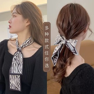 Dây Cột Tóc Ruy Băng Thắt Nơ Bằng Lụa Thời Trang Cho Nữ
