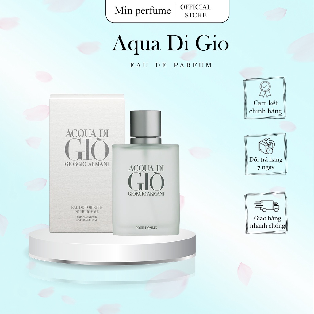 Nước Hoa Acqua Di Gio Pour Homme_Hương Thơm Lịch Lãm Cho Người Đàn Ông Thích Mùi Gỗ