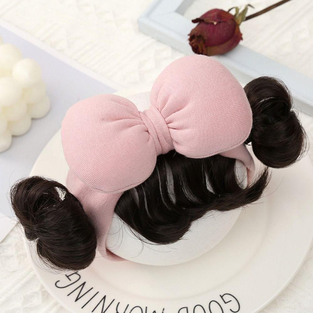 Băng Đô Giả Thắt Nơ Bằng Sợi Tổng Hợp Dành Cho Bé Chụp Ảnh