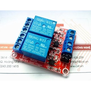 Module 2 relay 5v với opto cách ly kích h/l