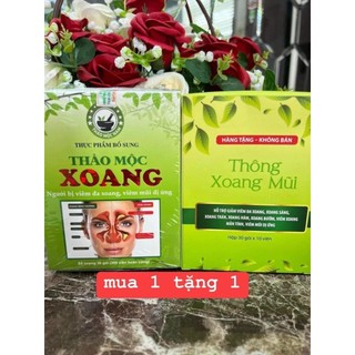 Thảo Mộc Xoang - Mẫu Mới tặng 1H thông Xoang mũi. Hỗ trợ bệnh viêm xoang hiệu quả.