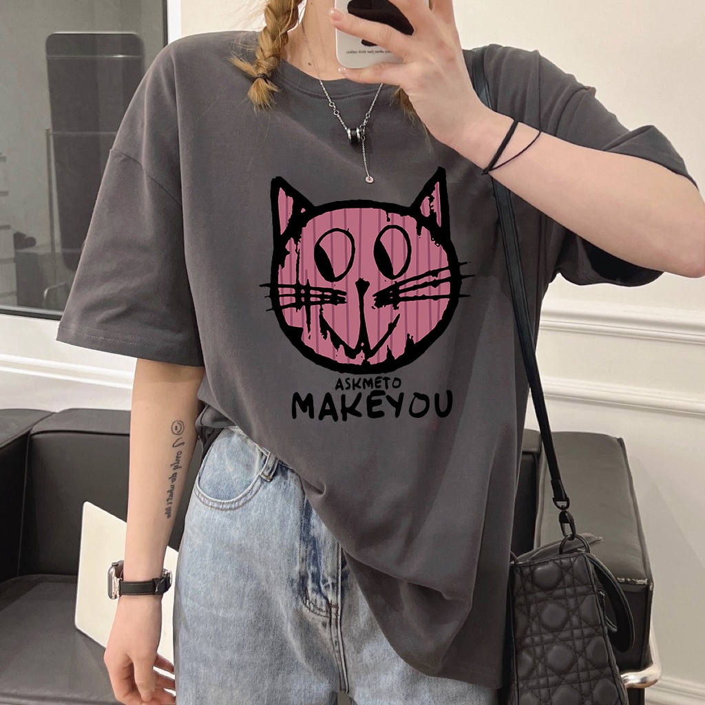 NRVP Áo Thun 100% Cotton Tay NgắN Plus Size Cho Nam Và Nữ