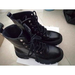 (Order) Boots chiến binh cổ lửng basic siêu chất, dễ phối đồ 2 màu đế 5cm