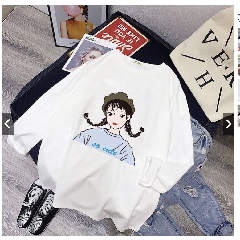 Áo thun nữ dài tay TINOFUN TT16 chất vải mềm mại họa tiết phong cách Hàn Quốc trẻ trung năng động