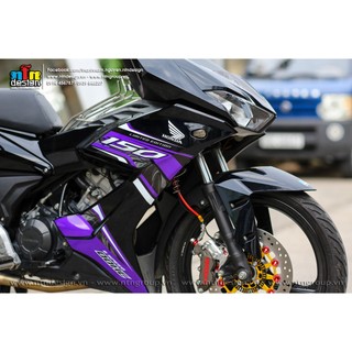 Tem Winner X - mẫu RSX 2023 (Tím Đen)