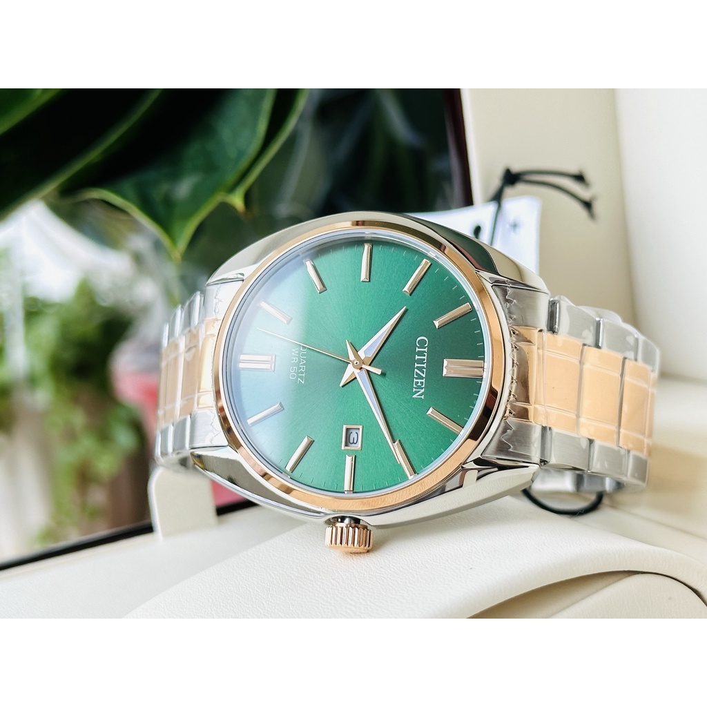 Đồng Hồ Nam CITIZEN Quartz BI5104- 57Z Chính Hãng Tặng Dây Da Cao Cấp