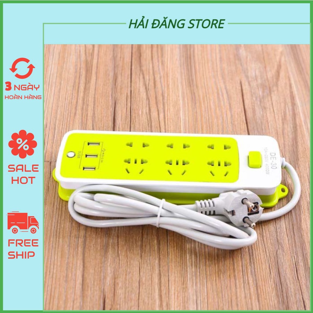 Ổ Cắm Điện Thông Minh Đa Năng Tích Hợp 3 Cổng Sạc USB Tiện Dụng