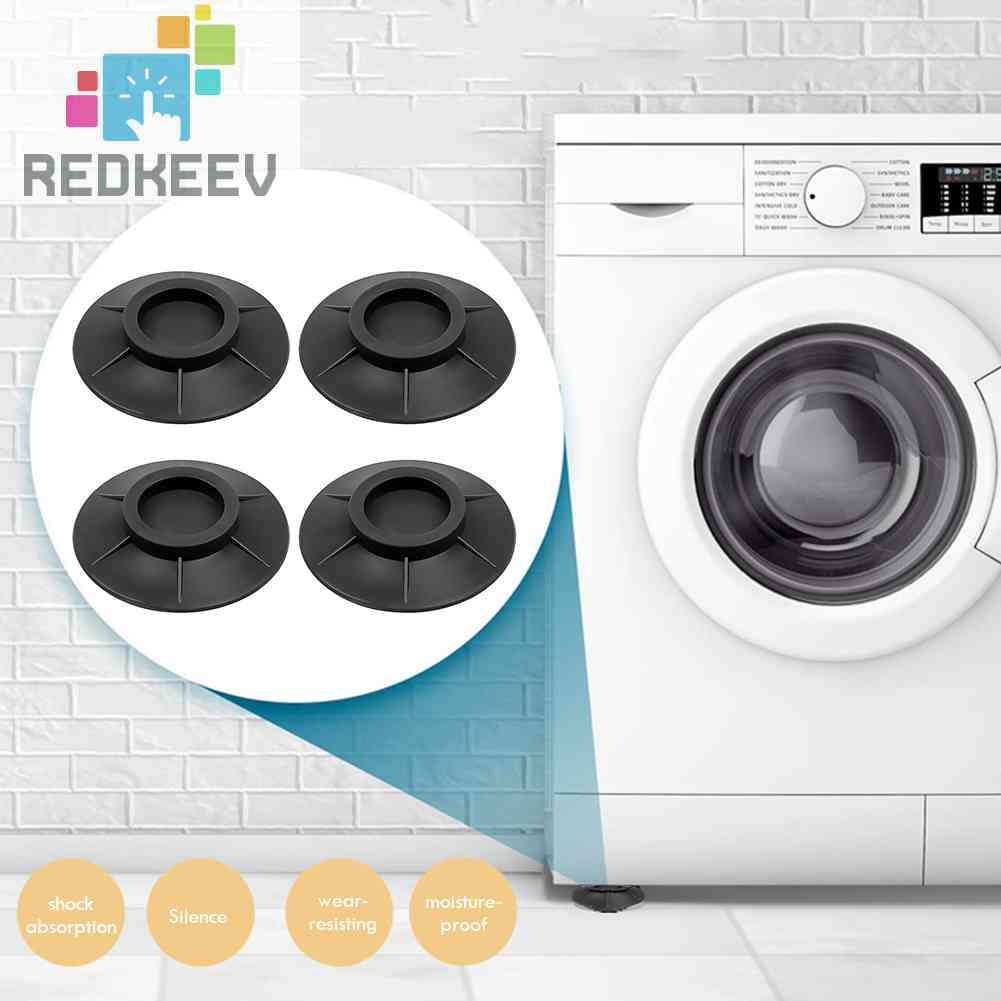 Set 4 Miếng Đệm Chân Chống Rung Chống Trượt Cho Máy Giặt