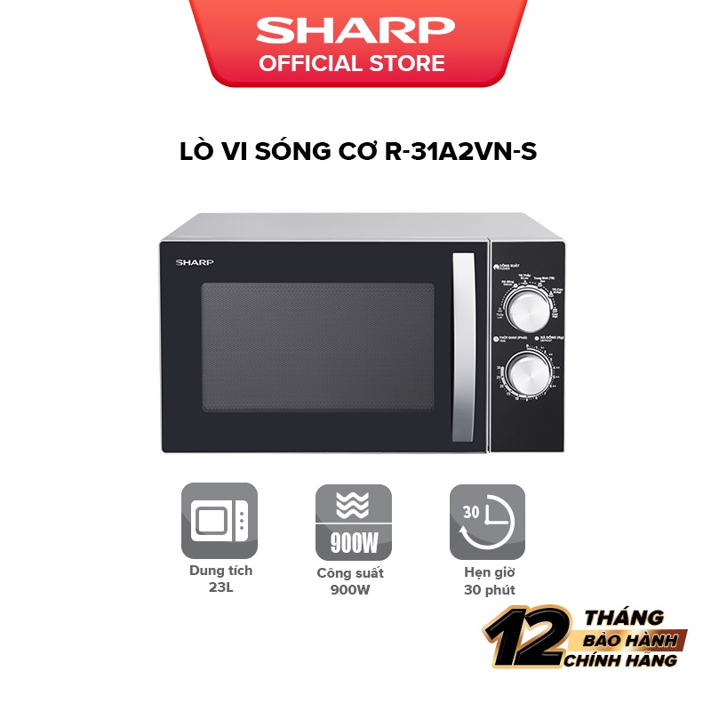 Lò Vi Sóng Cơ Sharp R-31A2VN-S 23L,