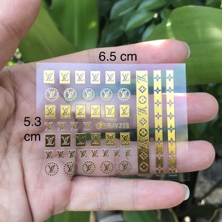 Sticker dán móng nail thương hiệu