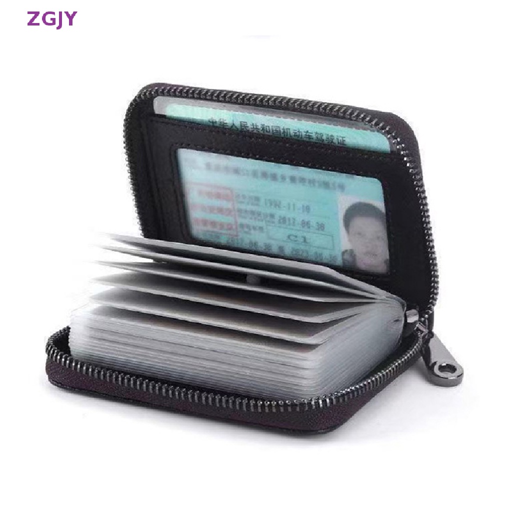 Ví Da PU Đựng Thẻ Tín Dụng / Tiền Xu Chống Khử Trùng 20 Ngăn Tiện Lợi Mới