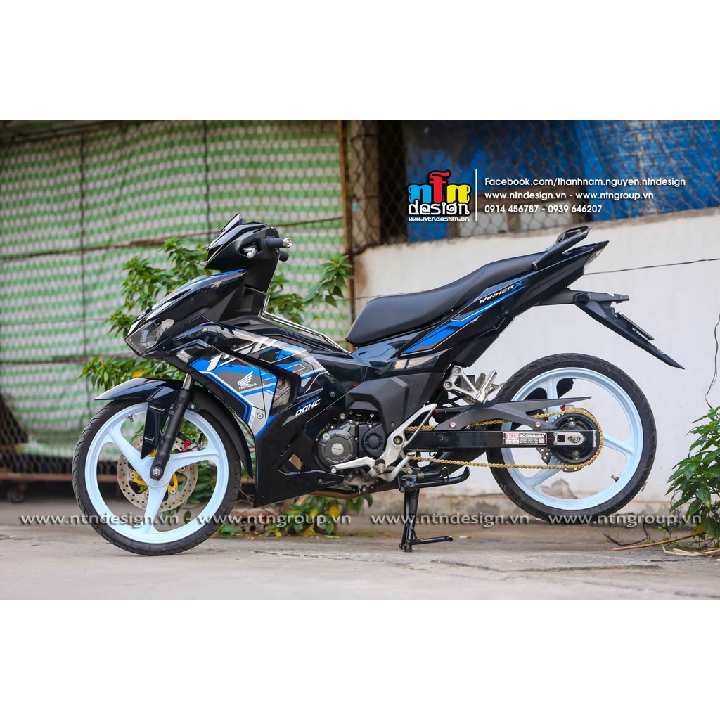 Tem Winner X mẫu N02 (Đen)