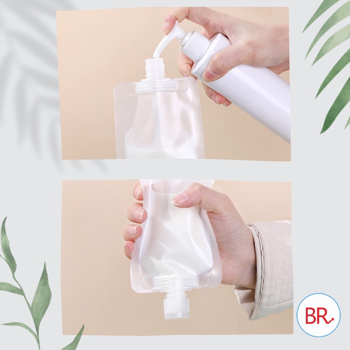 Túi chiết đựng dầu gội, sữa tắm mỹ phẩm đi du lịch 50ml– Túi chiết có nắp vặn mĩ phẩm tiện ích 10804