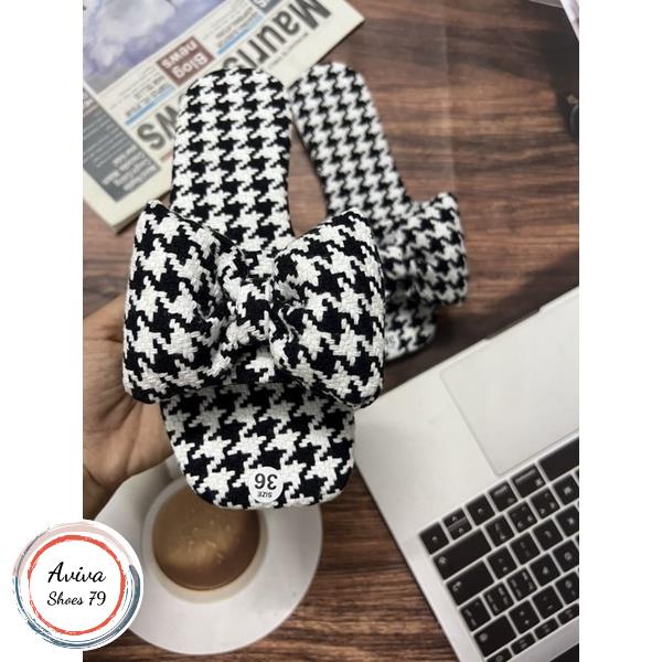 Dép Bản Nơ Phồng CARO SIÊU HÓT 2022 dạo phố đi biển cực xinh.