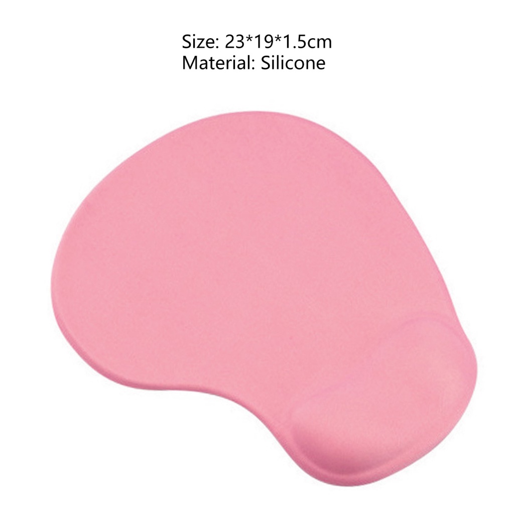 Tấm Lót Chuột Bằng Silicon Mềm Hình Hoa Hướng Dương Có Dây Đeo Cổ Tay Thoải Mái Tiện Dụng Cho