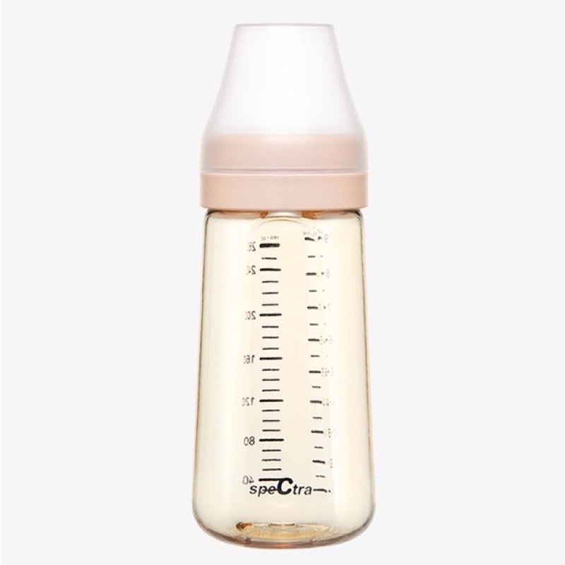 Bình sữa PPSU cổ rộng cao cấp Spectra 260ml kèm núm ti size M / L / LL - Hàn Quốc