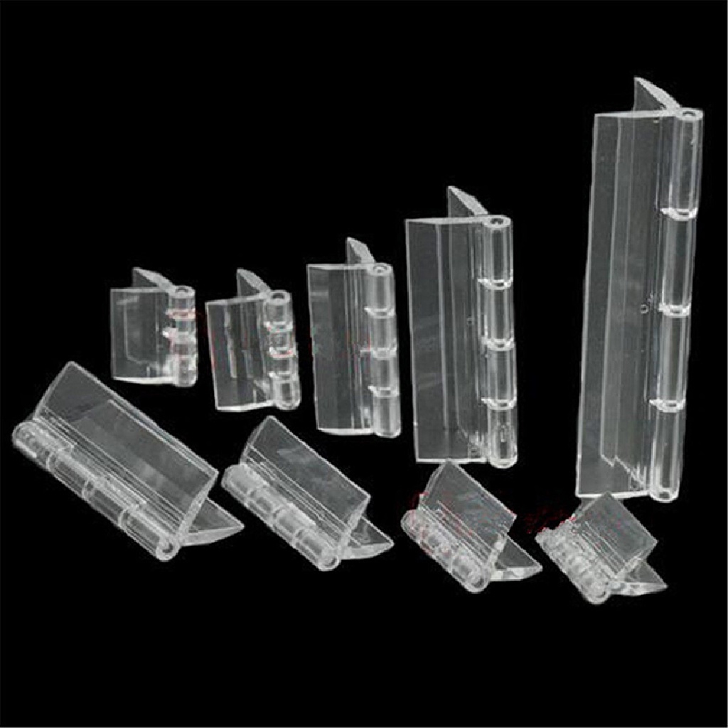 Set 10 Bản Lề Acrylic Trong Suốt 5 Kích Cỡ Vn vn