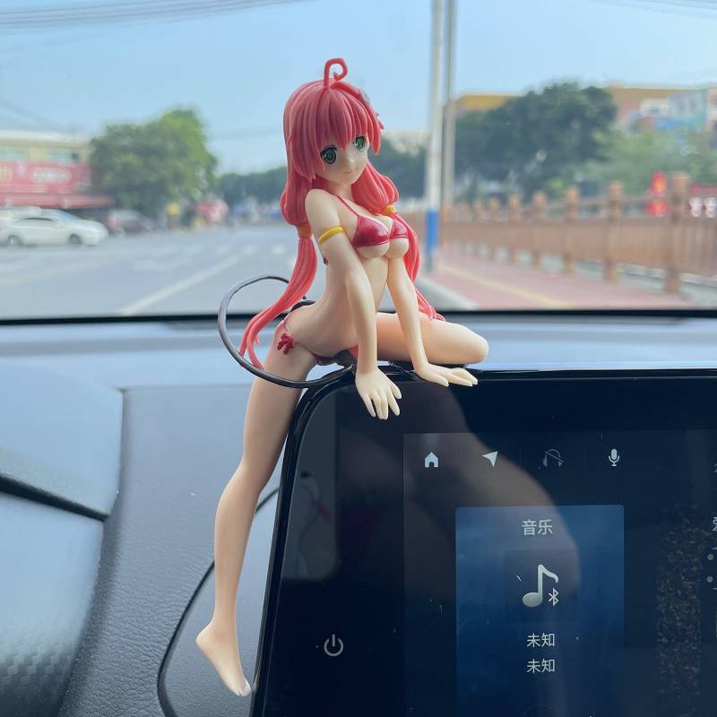 Car Decoration Sexy Cute Swimsuit Pretty Girl Hand Office Car Center Console Center Console Screen Decoration Fashion Nội thất xe hơi 8f2c