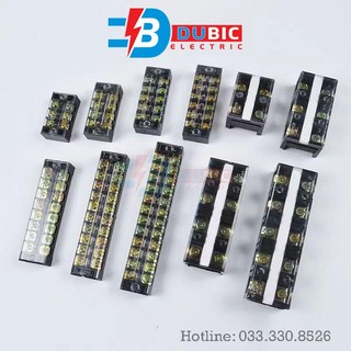 Cầu đấu domino 15a 25a 45a - 4p 6p 12p 600v dubic electric