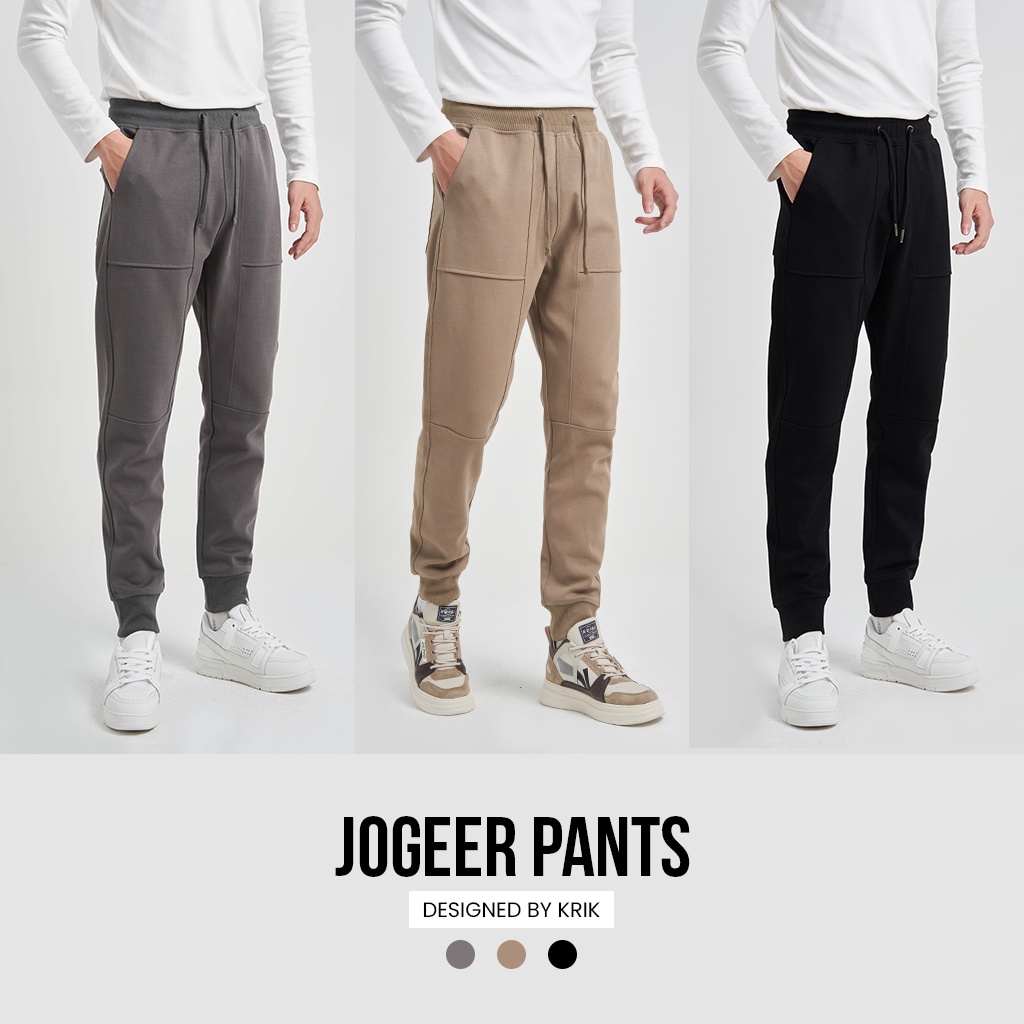 Quần Jogger Nỉ Phom Regular Basic Dễ Phối Đồ Local Brand KRIK JG0404