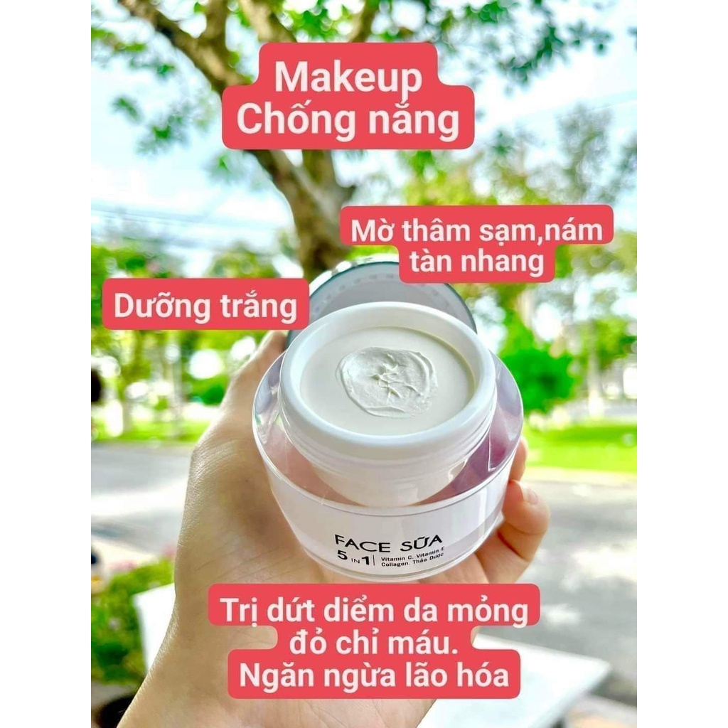 Chính hãng - Kem FACE SỮA 5in1 CÔ GÁI NÚI dưỡng trắng , giảm mụn , mờ thâm nám